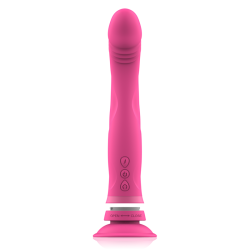 INTENSE - MICHELANGELO ROSA SILIKON-VIBRATOR-DILDO – Produktansicht 3