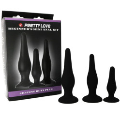 PRETTY LOVE - ANALPLUGS SILIKON INITIATIONS KIT – Produktansicht 4