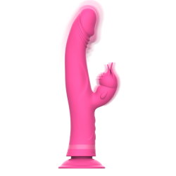 INTENSE - JULIO RABBIT VIBRATOR ROSA SILIKON – Produktansicht 2
