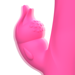 INTENSE - JULIO RABBIT VIBRATOR ROSA SILIKON – Produktansicht 4