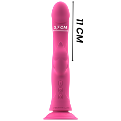 INTENSE - JULIO RABBIT VIBRATOR ROSA SILIKON – Produktansicht 6