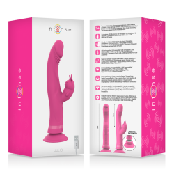 INTENSE - JULIO RABBIT VIBRATOR ROSA SILIKON – Produktansicht 7
