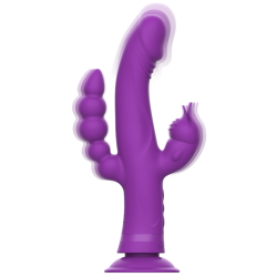 INTENSE - CASANOVA RABBIT SILIKONVIBRATOR DREIFACHMOTOR LILA – Produktansicht 2