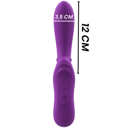 INTENSE - HARRY FLEXIBLER VIBRATOR MIT LILA ZUNGE – Produktansicht 3