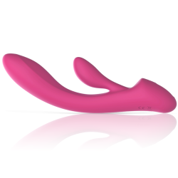 INTENSE - LUIGI RABBIT VIBRATOR ROSA FLÜSSIGES SILIKON – Produktansicht 5