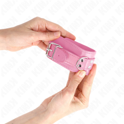 KINK - EINFACHE HANDGELENKSFESSELN ROSA VERSTELLBAR 20-23 CM X 5,5 CM – Produktansicht 3