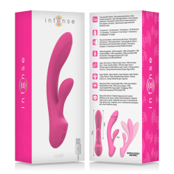 INTENSE - LUIGI RABBIT VIBRATOR ROSA FLÜSSIGES SILIKON – Produktansicht 7