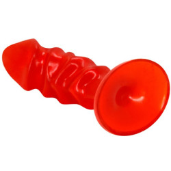 BAILE - UNISEX ANALPLUG MIT ROTEM SAUGNAPF – Produktansicht 5