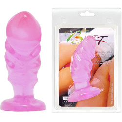 BAILE - UNISEX ANALPLUG MIT ROSA SAUGNAPF – Produktansicht 4
