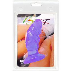 BAILE - UNISEX ANALPLUG MIT LILA FARBENEM SAUGNAPF – Produktansicht 4