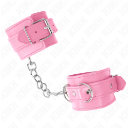 KINK - EINFACHE HANDGELENKSFESSELN ROSA VERSTELLBAR 20-23 CM X 5,5 CM – Produktansicht 4