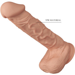 BAILE - SCHÖNE BEGEGNUNG BERGRRISI FLEXIBLER REALISTISCHER DILDO 26 CM NATÜRLICH – Produktansicht 7