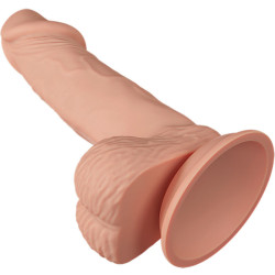 BAILE - SCHÖNE BEGEGNUNG ZEBULON FLEXIBLER REALISTISCHER DILDO 19,4 CM NATÜRLICH – Produktansicht 7