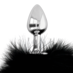 DARKNESS - EXTRA ANAL BUTTPLUG MIT SCHWANZ SCHWARZ 7 CM – Produktansicht 3