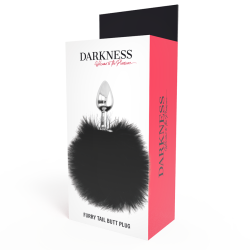 DARKNESS - EXTRA ANAL BUTTPLUG MIT SCHWANZ SCHWARZ 7 CM – Produktansicht 4