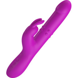 PRETTY LOVE - REESE VIBRATOR MIT LILA ROTATION – Produktansicht 3