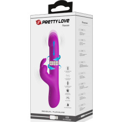 PRETTY LOVE - REESE VIBRATOR MIT LILA ROTATION – Produktansicht 10
