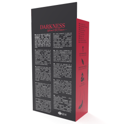 DARKNESS - SILBERNER ANALPLUG 8 CM MIT SCHWARZEM SCHWANZ – Produktansicht 5
