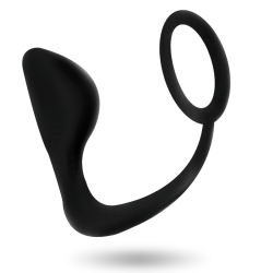ADDICTED TOYS - ANALPLUG MIT SCHWARZEM PENISRING – Produktansicht 2