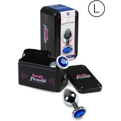 SECRETPLAY - ANALPLUG GRÖSSE L BLAU – Produktansicht 2