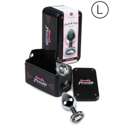 SECRETPLAY - ANALPLUG GRÖSSE L - KLAR – Produktansicht 2