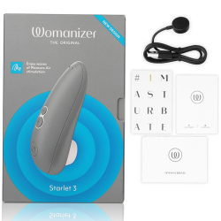 WOMANIZER - STARLET 3 KLITORALSTIMULATOR GRAU – Produktansicht 6