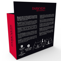 DARKNESS - HÖSCHEN MIT PLUG UND AUSWECHSELBAREM DILDO – Produktansicht 5