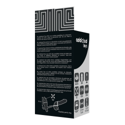 ADDICTED TOYS - ANALPLUG MIT DOPPELTEM SCHWARZEN RING – Produktansicht 6