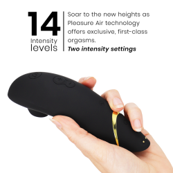 WOMANIZER - PREMIUM 2 KLITORALSTIMULATOR SCHWARZ – Produktansicht 5