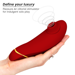 WOMANIZER - PREMIUM 2 KLITORALSTIMULATOR BORDEAUX – Produktansicht 3
