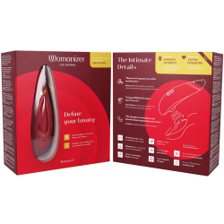 WOMANIZER - PREMIUM 2 KLITORALSTIMULATOR BORDEAUX – Produktansicht 7