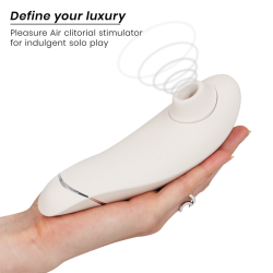 WOMANIZER - PREMIUM 2 KLITORALSTIMULATOR WARMGRAU – Produktansicht 3
