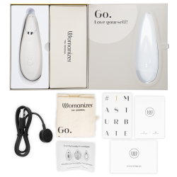 WOMANIZER - PREMIUM 2 KLITORALSTIMULATOR WARMGRAU – Produktansicht 6