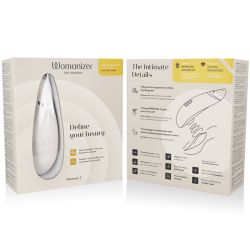 WOMANIZER - PREMIUM 2 KLITORALSTIMULATOR WARMGRAU – Produktansicht 7