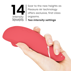 WOMANIZER - PREMIUM 2 KLITORALSTIMULATOR HIMBEERE – Produktansicht 5