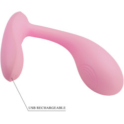 PRETTY LOVE - BAIRD G-SPOT 12 VIBRATIONEN WIEDERAUFLADBARE ROSA APP – Produktansicht 6