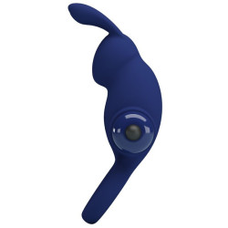 PRETTY LOVE - JIRO KANINCHENRING MIT VIBRATION BLAU – Produktansicht 3