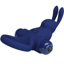 PRETTY LOVE - JIRO KANINCHENRING MIT VIBRATION BLAU – Produktansicht 4