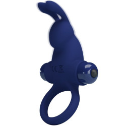 PRETTY LOVE - JIRO KANINCHENRING MIT VIBRATION BLAU – Produktansicht 5
