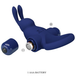 PRETTY LOVE - JIRO KANINCHENRING MIT VIBRATION BLAU – Produktansicht 8