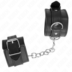 KINK - EINFACHE HANDGELENKSFESSELN SCHWARZ VERSTELLBAR 20-23 CM X 5,5 CM – Produktansicht 3