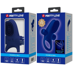 PRETTY LOVE - PALLE RING MIT VIBRATION BLAU – Produktansicht 9