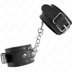 KINK - DÜNNE HANDGELENKFESSELN SCHWARZ VERSTELLBAR 21-33 CM – Produktansicht 3
