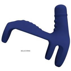 PRETTY LOVE - ELISH VIBRATIONSRING MIT VERLNGERUNG BLAU – Produktansicht 5