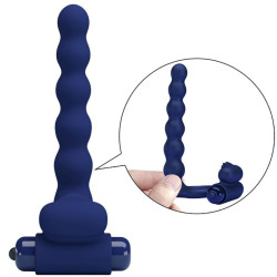 PRETTY LOVE - AJMAL VIBRATIONSRING MIT STECKER BLAU – Produktansicht 5