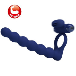 PRETTY LOVE - AJMAL VIBRATIONSRING MIT STECKER BLAU – Produktansicht 6