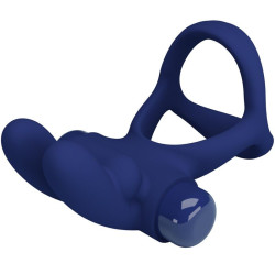 PRETTY LOVE - FRANCISCO DOPPELTER VIBRATIONSRING KANINCHEN BLAU – Produktansicht 5