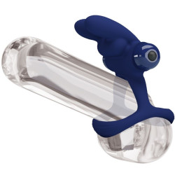 PRETTY LOVE - FRANCISCO DOPPELTER VIBRATIONSRING KANINCHEN BLAU – Produktansicht 6