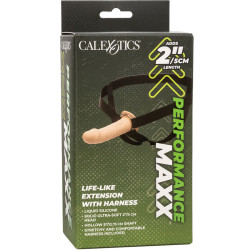 CALEXOTICS - PERFORMANCE MAXX LEBENSECHTE VERLNGERUNG MIT GURT, HELLE HAUT – Produktansicht 16
