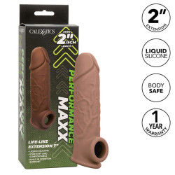 CALEXOTICS - PERFORMANCE MAXX LEBENSNAHE EXTENSION 7 BRAUNE HAUT – Produktansicht 2